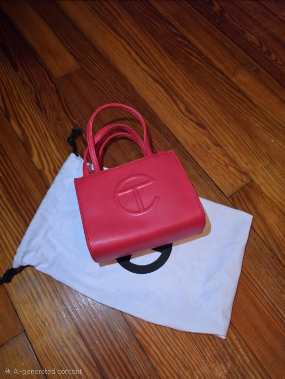 Telfar Small Mini Tote in Red